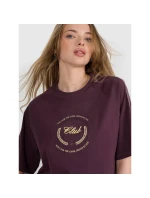 Dámské tričko oversize s potiskem model 21816645 - 4F Dámské tričko oversize s potiskem model 21816645 - 4F