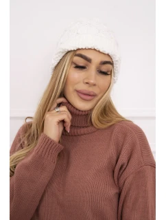 Roma Bis fleecová čepice K235 bílá