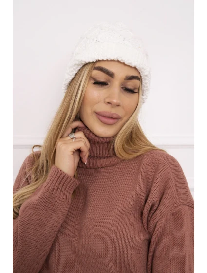 Roma Bis fleecová čepice K235 bílá Roma Bis fleecová čepice K235 bílá