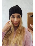 Fleecová čepice Waleria K307 černá Fleecová čepice Waleria K307 černá