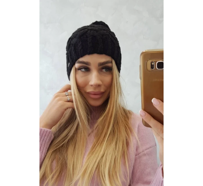 Fleecová čepice Waleria K307 černá Fleecová čepice Waleria K307 černá