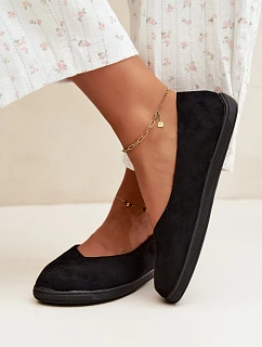 Dámské barefoot baleríny černé Hollin