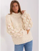 Jumper AT SW 2382.97P světle béžová Jumper AT SW 2382.97P světle béžová