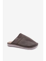 Pánské nazouváky Selomir – tmavě šedé