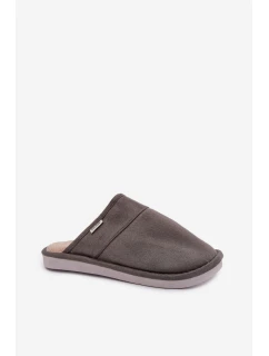 Pánské nazouváky Selomir – tmavě šedé