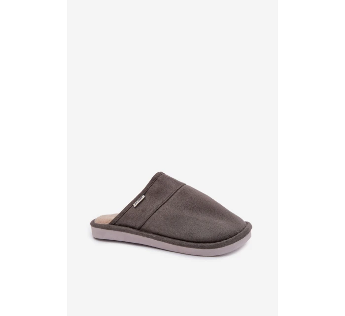 Pánské nazouváky Selomir – tmavě šedé