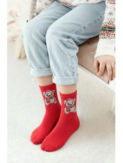 Dětské vánoční ponožky Medvídek model 21774189 - Milena