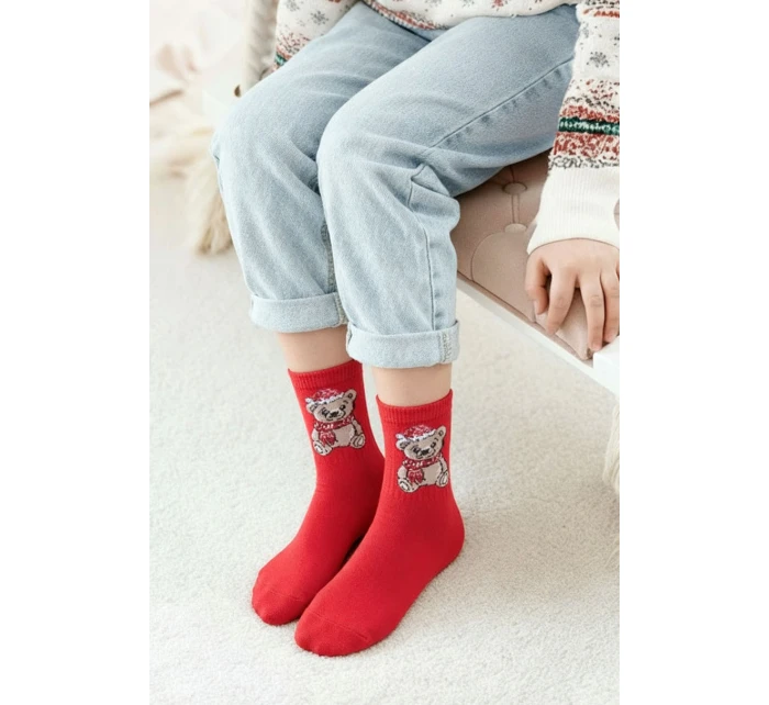 Dětské vánoční ponožky Medvídek model 21774189 - Milena