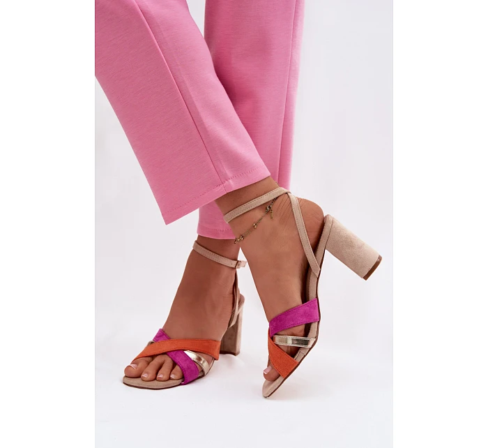 Sandály na podpatku  model 226337 Step in style