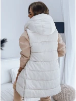 Dámská prošívaná vesta NOELIA bílá FashionStreet TY3133