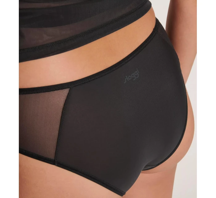 Dámské kalhotky Soft ADAPT Hipster - BLACK - černé 0004 - SLOGGI