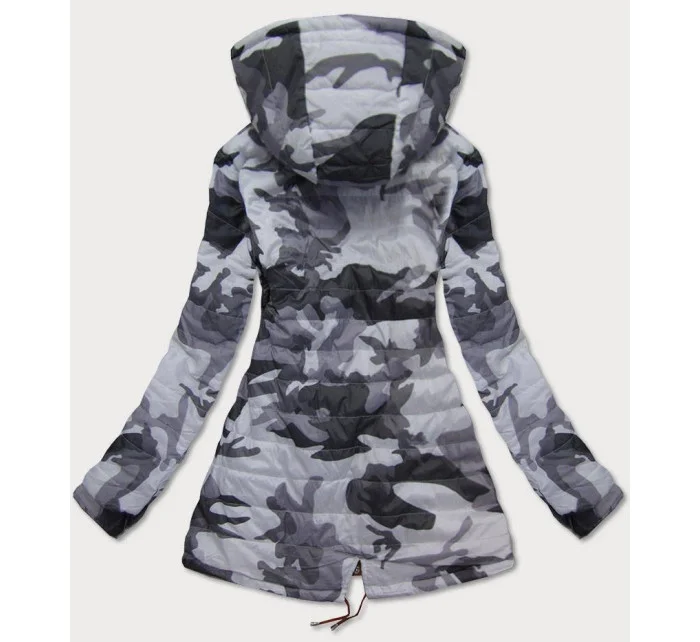 Oboustranná dámská bunda parka s kapucí model 14675063 - SPEED.A