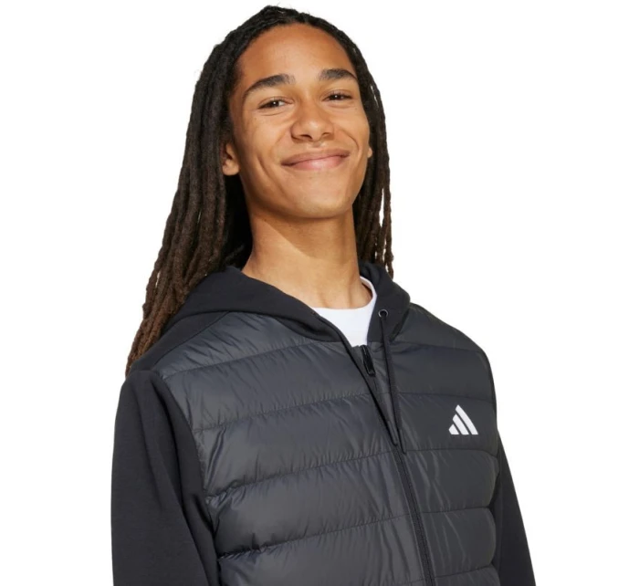 Pánská péřová bunda Essentials Hybrid Hooded Jacket black pánská model 21391528 - ADIDAS