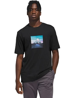 Pánské tričko adidas Summer Heat Graphic T-shirt black KC9244 pánské