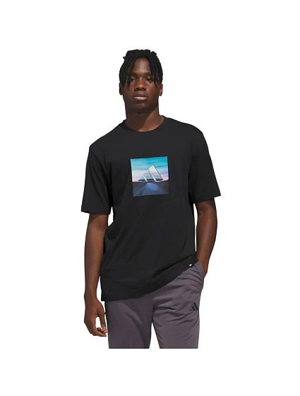 Pánské tričko adidas Summer Heat Graphic T-shirt black KC9244 pánské