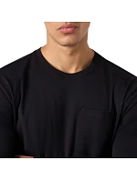 Koszulka męska LS Tee czarna model 22553821 KK001 pánské - CHAMPION Koszulka męska LS Tee czarna model 22553821 KK001 pánské - CHAMPION