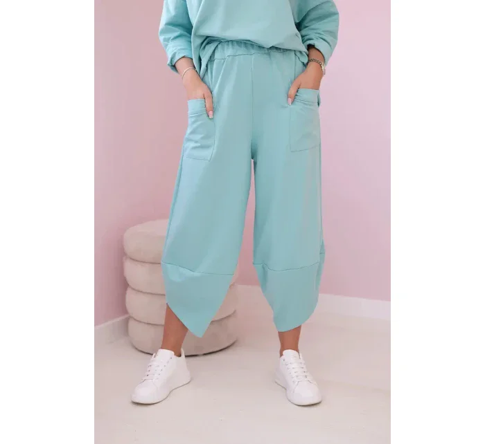 Bavlněná mikina kalhoty set mincovna Bavlněná mikina kalhoty set mincovna