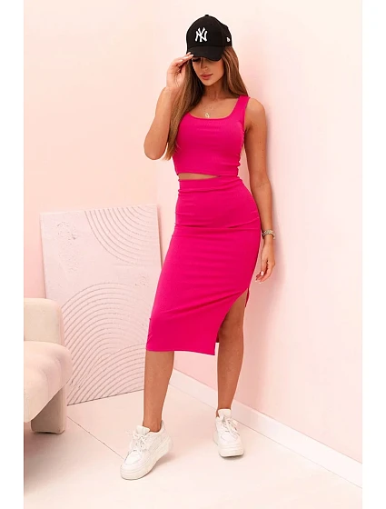 Dámský top a model 22077121 sukně fuchsie - K-Fashion Dámský top a model 22077121 sukně fuchsie - K-Fashion