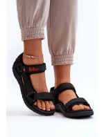 Dámské sandály model 21649054 Černé - Lee Cooper Dámské sandály model 21649054 Černé - Lee Cooper