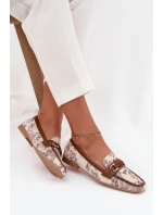 Vzorované mokasíny dámské s ozdobným model 21715133 - Boto