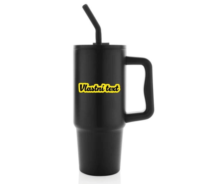 Personalizovaná termoska s barevným víčkem s obrysem 