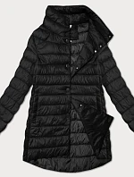 Dámská prošívaná bunda se stojáčkem Minority black (P3-6908-1)