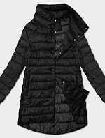 Dámská prošívaná bunda se stojáčkem Minority black (P3-6908-1)