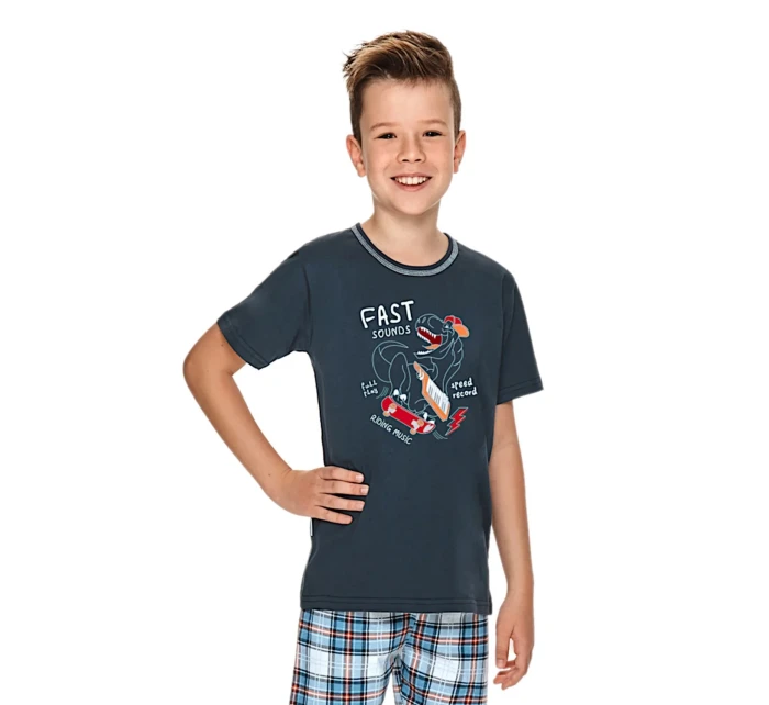 Chlapecké pyžamo 2747 Ivan dark blue - TARO Chlapecké pyžamo 2747 Ivan dark blue - TARO