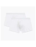 Pánské boxerky 2 pack 016 white - Atlantic