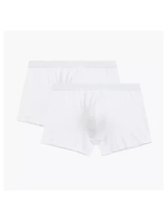 Pánské boxerky 2 pack 016 white - Atlantic