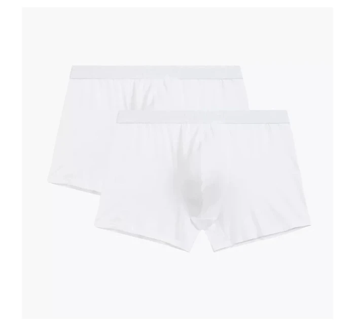 Pánské boxerky 2 pack 016 white - Atlantic