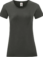 Fruit of the Loom Lady-Fit Iconic 150 T Dámské tričko 16.1432 light graphite