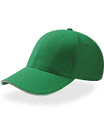 Sport Sandwich 6 panelová kšiltovka green/white model 22479522 - Atlantis Headwear Sport Sandwich 6 panelová kšiltovka green/white model 22479522 - Atlantis Headwear