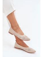 Dámské Baletky Béžové model 21702982 - Boto
