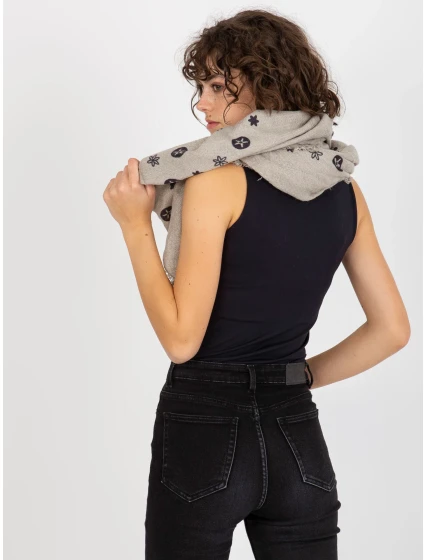 Šátek AT CH  šedý model 17967009 - FPrice