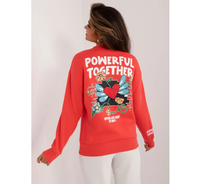 Mikina D10600T02568E coral