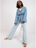 Dámský kabát EM EN 5422.22P tmavě modrý