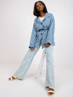 Dámský kabát EM EN 5422.22P tmavě modrý