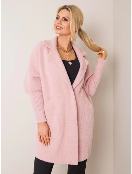 Dámský kabát MBM PL model 22280012 světle růžový - FPrice Dámský kabát MBM PL model 22280012 světle růžový - FPrice