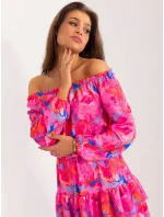 WN SK 8282 šaty.32 tmavě růžová