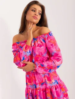 WN SK 8282 šaty.32 tmavě růžová