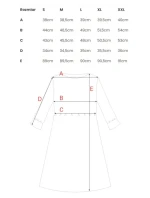 M521 Šaty s nařasenými rukávy - model 5