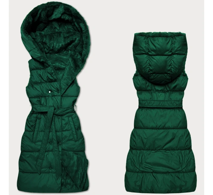 Tmavě zelená hrubší oboustranná vesta model 21310520 - MINORITY