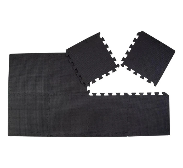 FITNESS VYBAVENÍ PUZZLE MAT 8 PACK 30x30x0.9CM BLACK PURE 2 IMPROVE