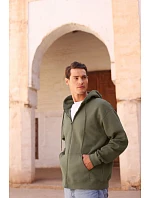 Iconic Premium Hooded Sweat Jacket Mikina s kapucí z těžké bavlny heather model 22459401 - Fruit of the Loom Iconic Premium Hooded Sweat Jacket Mikina s kapucí z těžké bavlny heather model 22459401 - Fruit of the Loom
