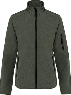 K 400 Dámská 3vrstvá softshellová bunda model 22508664 marl green - Kariban