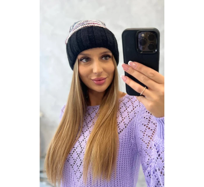 Dámská čepice Feba K330 černá Dámská čepice Feba K330 černá