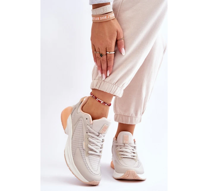 Pohodlné sportovní boty Memory Foam System Big Star model 21611874 Béžove - Big Star Shoes Pohodlné sportovní boty Memory Foam System Big Star model 21611874 Béžove - Big Star Shoes