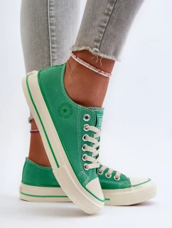 Dámské nízké tenisky Big Star Zelená