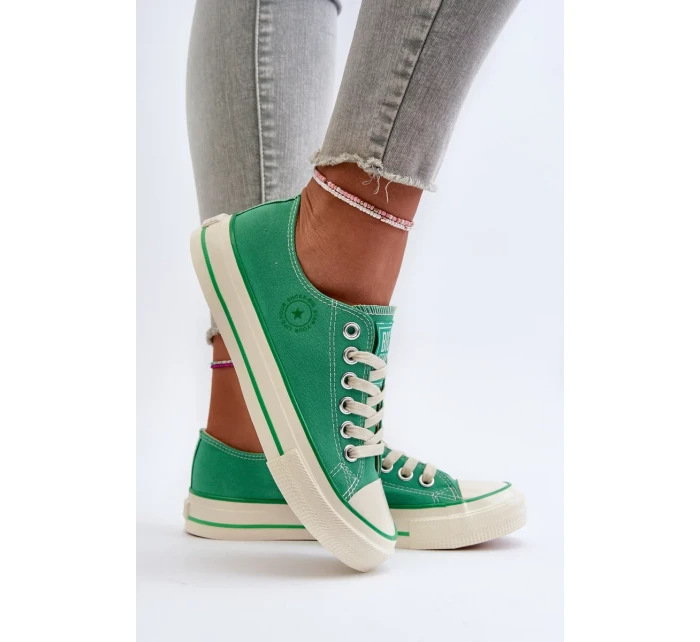 Dámské nízké tenisky Big Star Zelená Dámské nízké tenisky Big Star Zelená